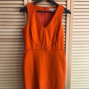 Orange Banana Republic Sheath Dress - Size 6 - Good Condition